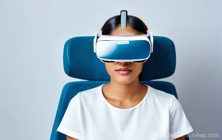 가상현실 재활치료와 사회적 기능 회복 - Here are three detailed image generation prompts in English, designed to capture the essence of VR i...